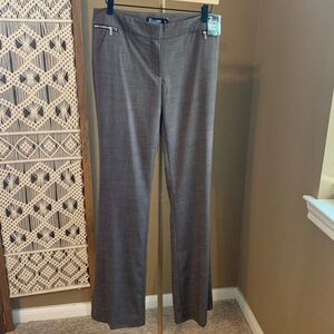 7th Avenue New York & Co‎ Runway Fit Slim Flare Trousers Sz 4 Tall New with Tags